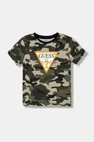 Dětské bavlněné tričko Guess