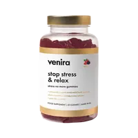 VENIRA Stop stress & relax - medvedíky proti stresu lesné plody 60 ks