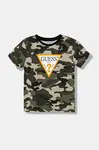 Dětské bavlněné tričko Guess