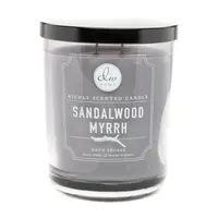 DW Home Signature Vonná svíčka ve skle Myrha a santalové dřevo 425 g