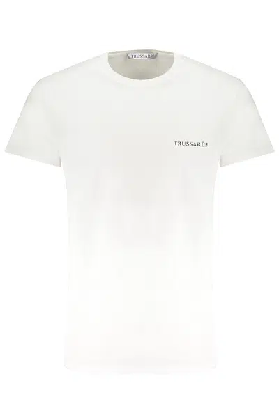 TRUSSARDI SHORT SLEEVED T-SHIRT MEN&#39;S WHITE