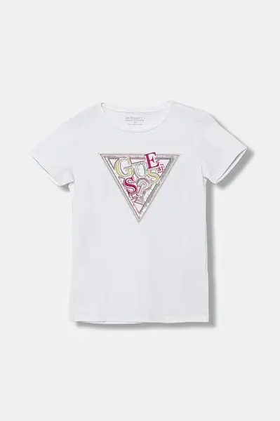 Dětské tričko Guess bílá barva, J5BI12 J1314