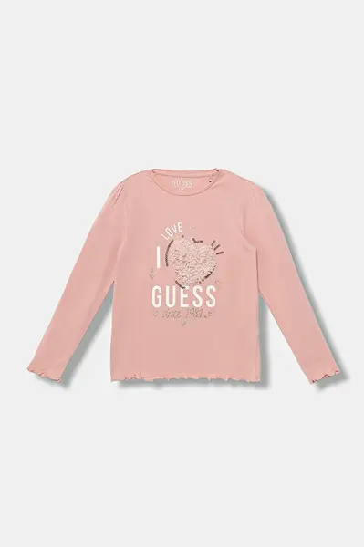 Detské tričko s dlhým rukávom Guess
