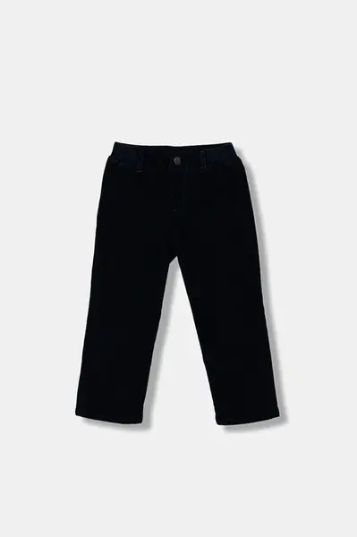 Dětské manšestrové kalhoty Guess tmavomodrá barva, N5BB00 WI250