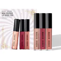 Bobbi Brown Holiday Mini Crushed Oil-Infused Gloss Trio hydratační lesk na rty dárková sada