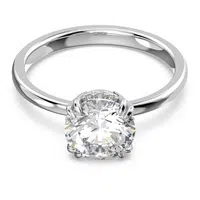 Swarovski Zásnubný prsteň s čírym Swarovski kryštálom Constella 5642635 52 mm