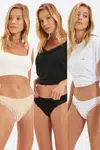 Trendyol 3-Pack Lace Detailed Classic Panties