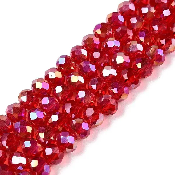 Electroplate Glass Beads Strands