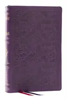 RSV Personal Size Bible with Cross References, Purple Leathersoft, (Sovereign Collection) - Thomas Nelson