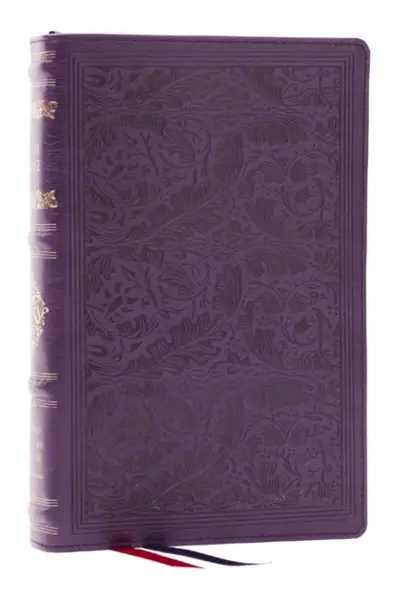 RSV Personal Size Bible with Cross References, Purple Leathersoft, (Sovereign Collection) - Thomas Nelson