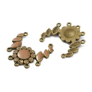 Tibetan Style Alloy Enamel Chandelier Component Links