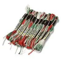 10 Skeins 6-Ply Polyester Embroidery Floss