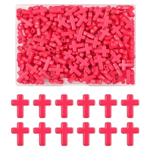 200Pcs Opaque Acrylic Beads
