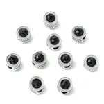 Alloy Acrylic European Beads