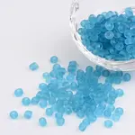6/0 Frosted Round Glass Seed Beads