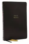 KJV Holy Bible with Apocrypha and 73,000 Center-Column Cross References, Black Leathersoft, Red Letter, Comfort Print (Thumb Indexed): King James Vers