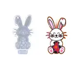 Easter Rabbit Silicone Keychain Pendant Molds