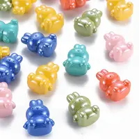 Pearlized Opaque Acrylic Beads