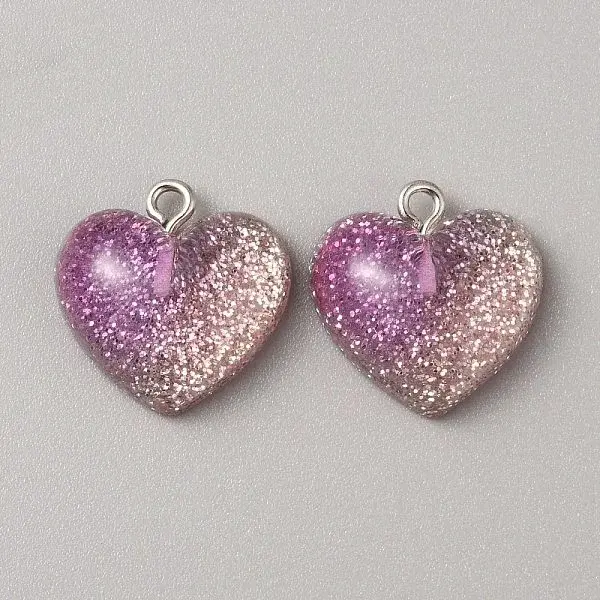 Transparent Resin Pendants