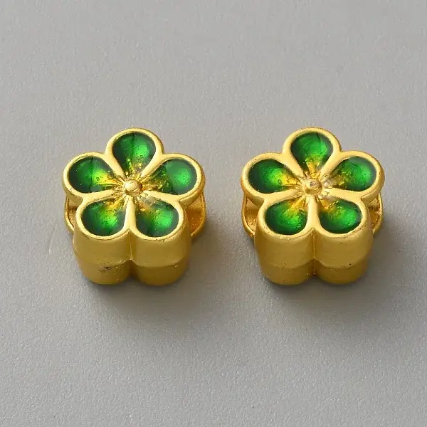 Alloy Enamel European Beads