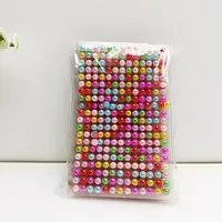 Plastic Pearl Face Decorative Stickers