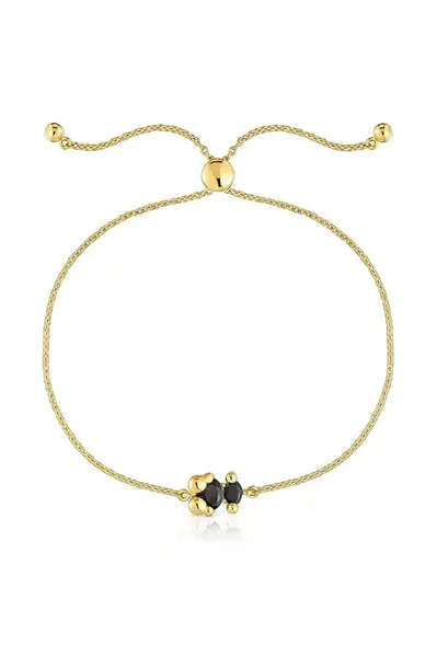 Pozlacený stříbrný náramek Tous Bold Bear Gem 1004228600