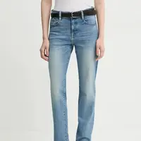 Džíny G-Star Strace Straight dámské, medium waist, D23951-C051