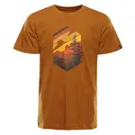 Pánské triko z nemačkavého materiálu alpine pro noger oranžová l