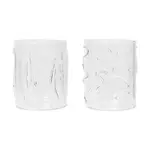 Sada skleniček ferm LIVING Doodle Glasses 350 ml 2-pack