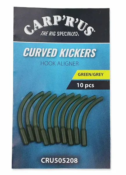 Carp'r'us rovnátko curved kickers large 10 ks - olive/grey