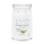 Yankee Candle Aromatická svíčka Signature sklo velké Clean Cotton 567 g