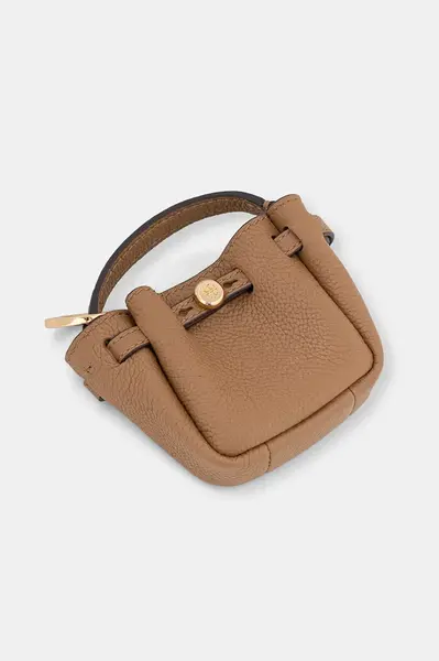 Kožená klíčenka Tory Burch Romy