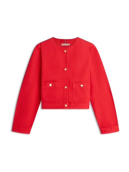 TOMMY HILFIGER Prechodná bunda  červená