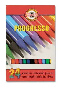 Koh-i-noor pastelky PROGRESSO dlouhé sada 24 ks