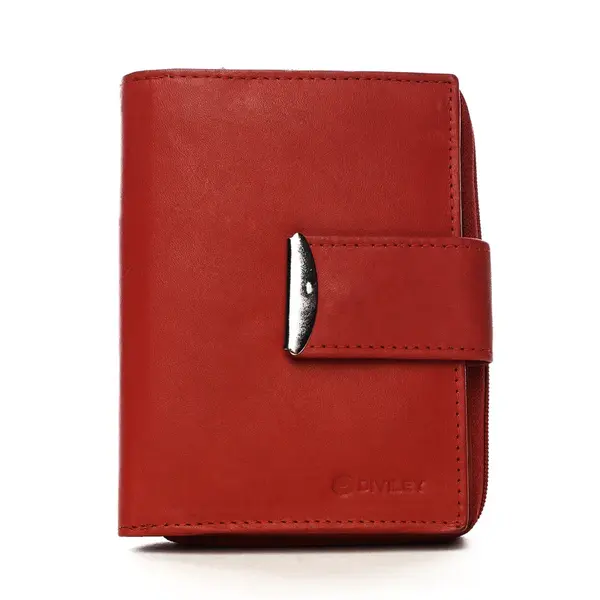Dámská kožená peněženka červená - Diviley Oryna