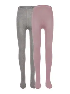 EWERS Pančuchy  sivá melírovaná / rosé