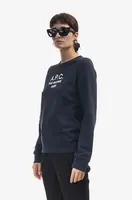 Bavlněná mikina A.P.C. Sweat Tina COEZD-F27561 MARINE