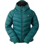 Dare2b TORREK BAFFLE Dámská prošívaná bunda, tmavě zelená, velikost