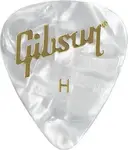 Gibson Pearloid Guitar Picks White Heavy