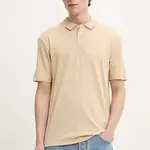 Bavlněné polo tričko HUGO růžová barva, 50493206