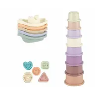 Kbelík s hračkami do vany set 15,8x17x17,8 cm