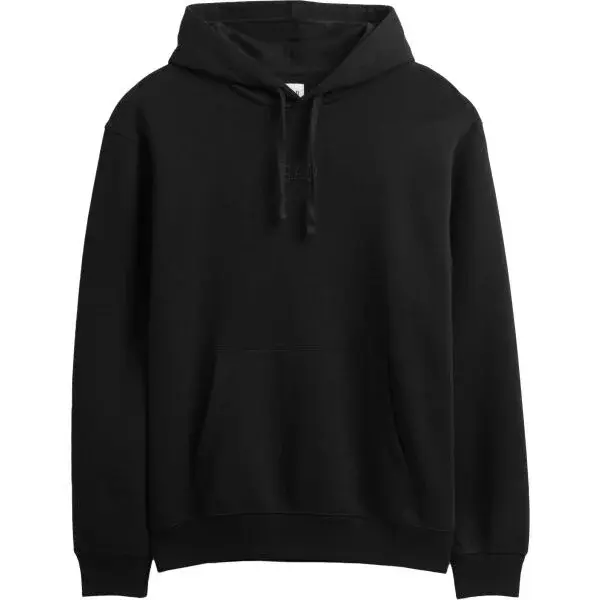 GAP V-FRCH TONAL MINI LOGO RELAXED PO HD Pánská mikina s kapucí, černá, velikost