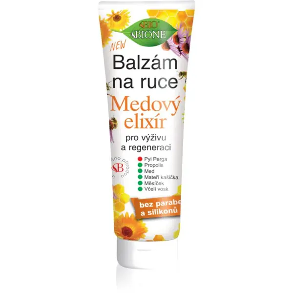 Bione Cosmetics Medový Elixír balzám na ruce 205 ml