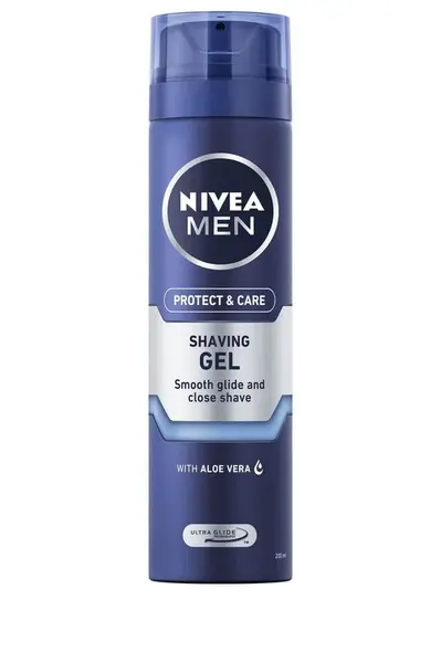Nivea Gel na holení Protect & Care 200 ml