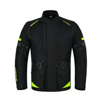 Dětská rostoucí moto bunda W-TEC Pinapoco černá-fluo L/XL