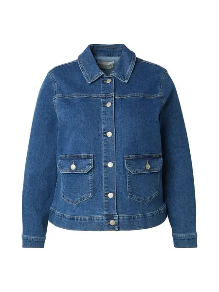 ONLY Carmakoma Prechodná bunda 'CARMADISON'  modrá denim