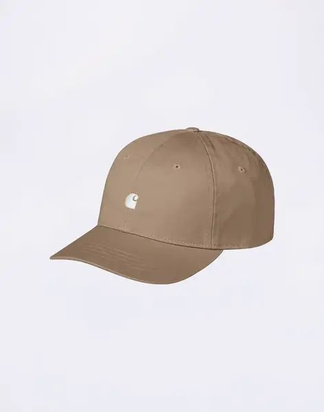 Carhartt WIP Madison Logo Cap Leather/White