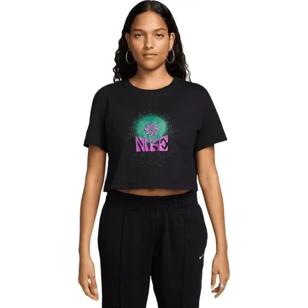 Nike SPORTSWEAR Dámské tričko, černá, velikost