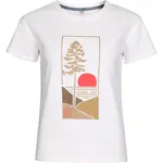 KILPI PROLIX Dámské bavlněné tričko, bílá, velikost