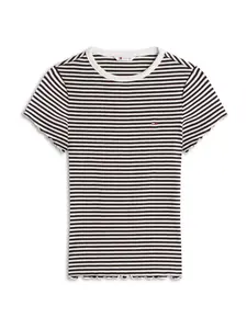 Tommy Jeans Tričko  čierna / biela